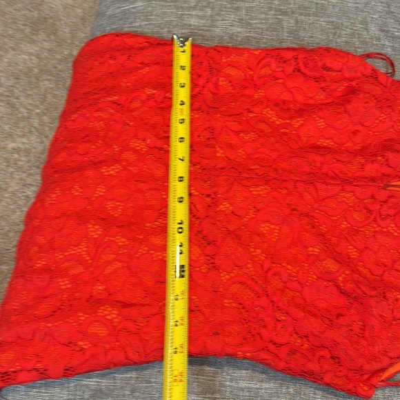 Sam Edelman Ruffled Sleeveless party Lace Dress - Picture 16 of 16